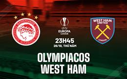 Nhận định Olympiacos vs West Ham (23h45 ngày 26/10): Dễ chia điểm