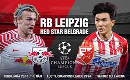 Nhận định Leipzig vs Crvena Zvezda 2h00 ngày 26/10 (Bảng G Champions League 2023/24)