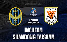 Nhận định Incheon vs Shandong Taishan 17h00 ngày 25/10 (AFC Champions League 2023/24)