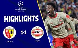 Video cúp C1 Lens vs PSV: Pháo Thủ hưởng lợi