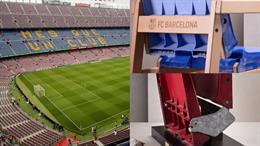 Barca thanh lý ghế ngồi của sân Camp Nou