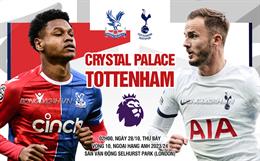 Nhận định Crystal Palace vs Tottenham (02h00 ngày 28/10): Đà thắng chưa dừng lại