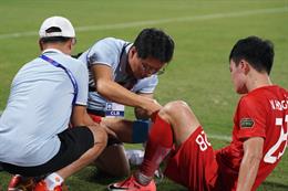 Đã rõ tình trạng chấn thương của tiền vệ Nguyễn Hoàng Đức 