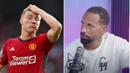 Rio Ferdinand chỉ ra lý do Rasmus Hojlund chưa bùng nổ