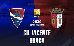 Nhận định Gil Vicente vs Braga 2h30 ngày 29/10 (VĐQG Bồ Đào Nha 2023/24)