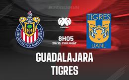 Nhận định - dự đoán Guadalajara vs Tigres 8h05 ngày 29/10 (VĐQG Mexico 2023)