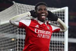Eddie Nketiah nói gì về cú hat-trick trước Sheffield United?