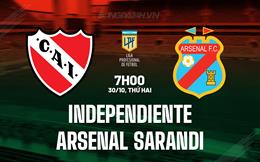 Nhận định Independiente vs Arsenal Sarandi 7h00 ngày 30/10 (VĐQG Argentina 2023)