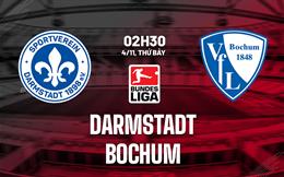 Nhận định bóng đá Darmstadt vs Bochum 2h30 ngày 4/11 (Bundesliga 2023/24)