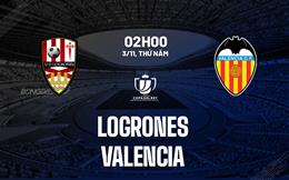 Nhận định Logrones vs Valencia 2h00 ngày 3/11 (Cúp Nhà vua TBN 2023/24)