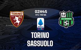 Nhận định bóng đá Torino vs Sassuolo 2h45 ngày 7/11 (Serie A 2023/24)