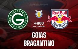 Nhận định - dự đoán Goias vs Bragantino 4h00 ngày 3/11 (VĐQG Brazil 2023)