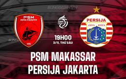 Nhận định PSM Makassar vs Persija Jakarta 19h00 ngày 3/11 (VĐQG Indonesia 2023/24)