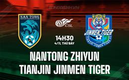Nhận định Nantong Zhiyun vs Tianjin Jinmen Tiger 14h30 ngày 4/11 (VĐQG Trung Quốc 2023)