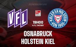 Nhận định Osnabruck vs Holstein Kiel 19h00 ngày 4/11 (Hạng 2 Đức 2023/24)