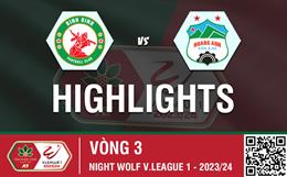 Video Bình Định vs HAGL V-League 23/24: Phố Núi nhạt nhoà