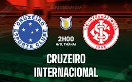 Nhận định bóng đá Cruzeiro vs Internacional 2h00 ngày 6/11 (VĐQG Brazil 2023)
