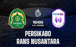 Nhận định Persikabo vs RANS Nusantara 15h00 ngày 04/11 (VĐQG Indonesia 2023/24)