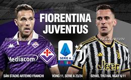 Nhận định Fiorentina vs Juventus (02h45 ngày 6/11): Vượt khó được không?