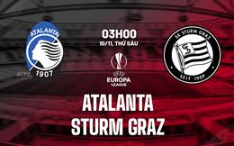 Nhận định Atalanta vs Sturm Graz 3h00 ngày 10/11 (Bảng D Europa League 2023/24)