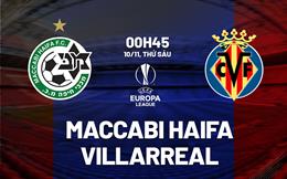 Nhận định Maccabi Haifa vs Villarreal 0h45 ngày 10/11 (Bảng F Europa League 2023/24)