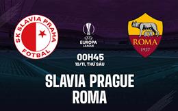 Nhận định Slavia Prague vs Roma (00h45 ngày 10/11): Bảo vệ mạch toàn thắng