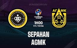 Nhận định Sepahan vs AGMK 1h00 ngày 7/11 (AFC Champions League 2023/24)
