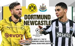 Nhận định Dortmund vs Newcastle (00h45 ngày 8/11): Phục hận trên đất Đức