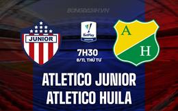 Nhận định Atletico Junior vs Atletico Huila 7h30 ngày 8/11 (VĐQG Colombia 2023)