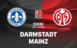 Nhận định bóng đá Darmstadt vs Mainz 21h30 ngày 11/11 (Bundesliga 2023/24)