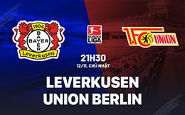 Nhận định Leverkusen vs Union Berlin 21h30 ngày 12/11 (Bundesliga 2023/24)