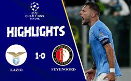 Video cúp C1 Lazio vs Feyenoord: Immobile lập công, 3 điểm cho chủ nhà