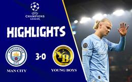 Video Man City vs Young Boys: Haaland lập cú đúp, ĐKVĐ nhẹ nhàng vượt qua vòng bảng