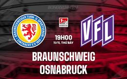 Nhận định Braunschweig vs Osnabruck 19h00 ngày 11/11 (Hạng 2 Đức 2023/24)