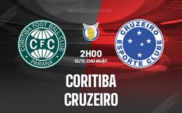 Nhận định Coritiba vs Cruzeiro 2h00 ngày 12/11 (VĐQG Brazil 2023)