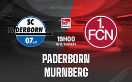Nhận định - dự đoán Paderborn vs Nurnberg 19h00 ngày 11/11 (Hạng 2 Đức 2023/24)
