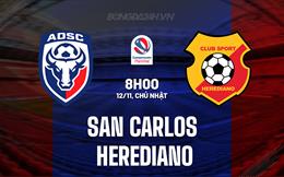 Nhận định San Carlos vs Herediano 8h00 ngày 12/11 (VĐQG Costa Rica 2023)
