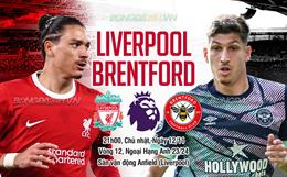 Salah lập cú đúp, Liverpool thắng dễ Brentford