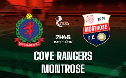 Nhận định Cove Rangers vs Montrose 2h45 ngày 15/11 (Hạng 2 Scotland 2023/24)