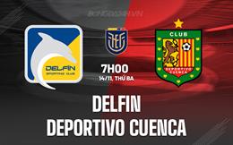 Nhận định Delfin vs Deportivo Cuenca 7h00 ngày 14/11 (VĐQG Ecuador 2023)