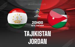 Nhận định Tajikistan vs Jordan 20h00 ngày 16/11 (Vòng loại World Cup 2026)