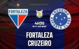 Nhận định - dự đoán Fortaleza vs Cruzeiro 4h30 ngày 19/11 (VĐQG Brazil 2023)