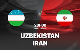 Nhận định Uzbekistan vs Iran 20h00 ngày 21/11 (Vòng loại World Cup 2026)