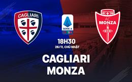 Nhận định bóng đá Cagliari vs Monza 18h30 ngày 26/11 (Serie A 2023/24)