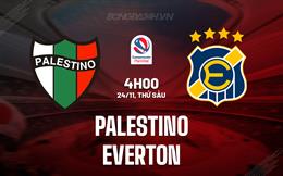 Nhận định bóng đá Palestino vs Everton 4h00 ngày 24/11 (VĐQG Chile 2023)