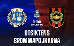 Nhận định Utsiktens vs Brommapojkarna 1h00 ngày 25/11 (VĐQG Thụy Điển 2023)