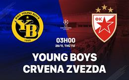 Nhận định Young Boys vs Crvena Zvezda 3h00 ngày 29/11 (Bảng G Champions League 2023/24)