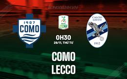 Nhận định bóng đá Como vs Lecco 0h30 ngày 29/11 (Hạng 2 Italia 2023/24)