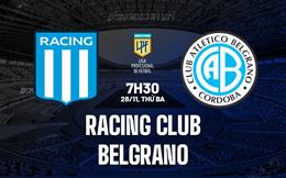 Nhận định Racing Club vs Belgrano 7h30 ngày 28/11 (VĐQG Argentina 2023)