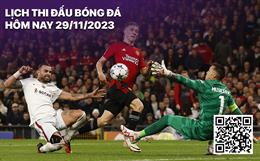 Lịch thi đấu bóng đá hôm nay 29/11: Galatasaray - MU